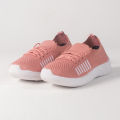Peach Color Flynite Ladies Shoes White Soul With Lace for Women. 