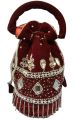 Women Bags Top Handle Party Velvet Potli Bags. 