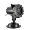 12 Patterns 4W Outdoor LED Projector Stage Light Waterproof Lawn Garden Landscape Christmas Decor. 