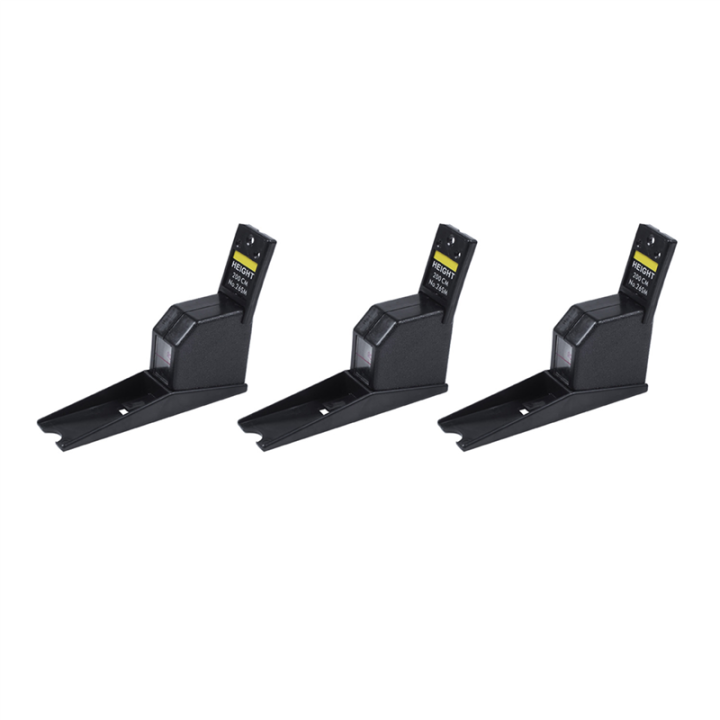 NCANRUI 3pcs 200cm Stadiometer Black Wall Mounted Height Meter Growth Ruler cm Metric Tape Measures
