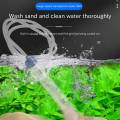Fish Tank Aquarium Gravel Cleaner Syphon Vacuum Water Changer Pump Siphon Hose. 
