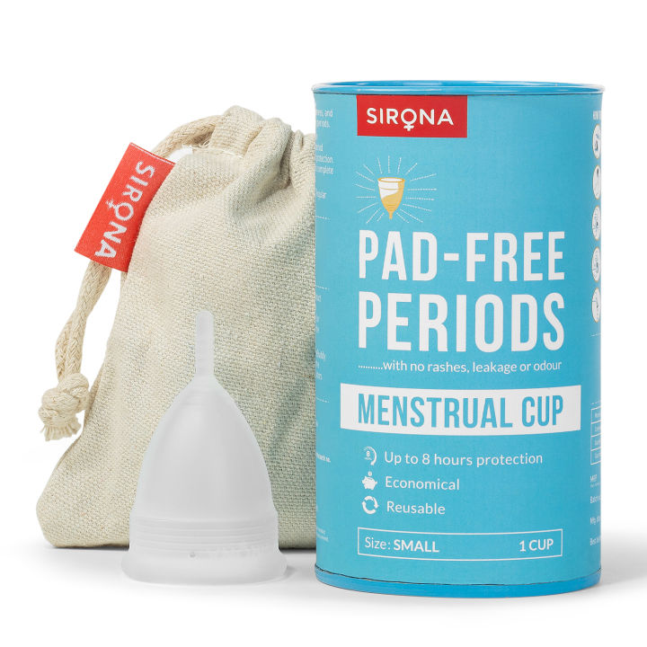 Sirona Reusable Menstrual Cup for Women - Small Size (Pack of 1)