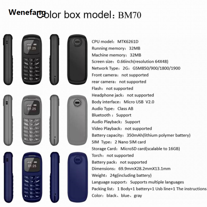 Wenefang%20star%20B%20phone%20with%20ear%20hook%20phone%20L8Star%20BM%2070%20mini%20phone%20Bluetooth%20universal%20wireless%20ear%20dialer%20GtM70%20small%20GSM%20phone%20-%20Image%205