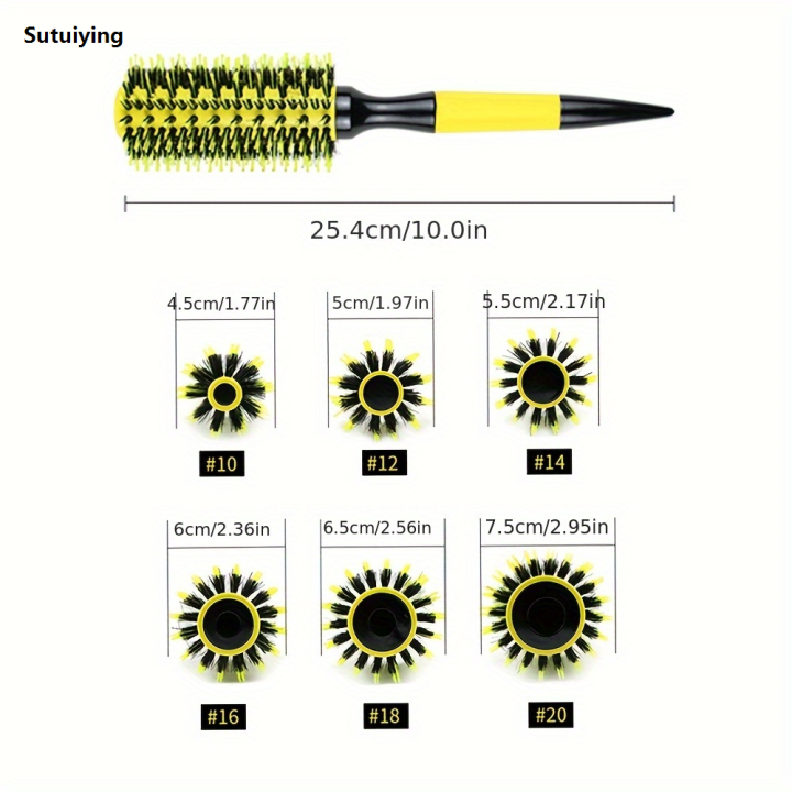 Sutuiying%201pc/%20Yellow%20Aluminum%20Tube%20Roller%20Comb%20-%20Fluffy%20Styling%20Hairbrush%202025%20Wavy%20Styling%20Brush%20Stylish%20hairbrush%20for%20all%20hairstyles%20-%20Image%206