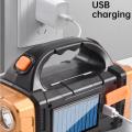 HB-2678 Solar LED Flashlight Portable USB Rechargeable light Waterproof COB Torch Light Powerful Solar Light for Camping Hiking charging light chargeable torch. 
