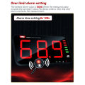 Sojhoop TA653A Digital Sound Level Meter Large Screen Display Noise DB Meter Wall Hanging Type Alarm Hospital Restaurant Bar School. 