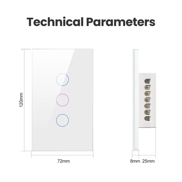 WiFi%20Smart%20Wall%20Switch%20LED%20Light%20Switches%203%20Gang%20Smart%20Touch%20Sensor%20Black%20US%20Plug%20-%20Image%204