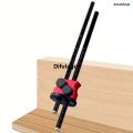 Difutagui Double Head Wheel Marking Gauge Aluminum Parallel Line Drawing Tool Profesional Bargain price Woodworking Marking Scriber Ruler w/Graduated Inch MM Scale. 