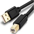 Printer Cable, Usb 2.0 Type A To B Lead, 1.5M Usb A Male To B Male Scanner Cord. 