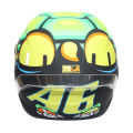 RG Neon/Green Tortise Spoiler Single Visior Full Helmet Free Size. 