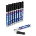 10 Marker felt marker pen black erasable Whiteboard for Office. 