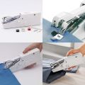 Mini Portable Sewing Machine: Cordless Handheld, Fast and Easy to Use. 