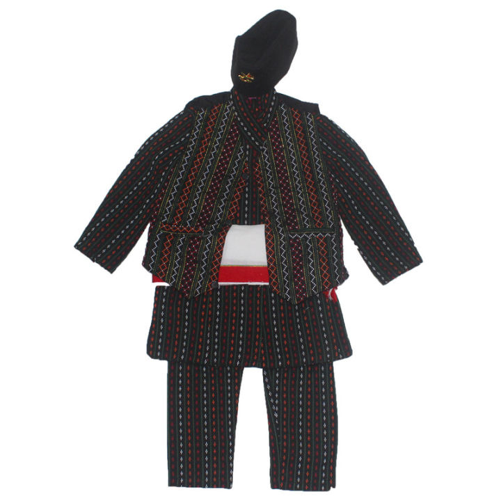 Newari Daura Suruwal,Istakot,Bhadgauley Topi& Patuka For Boys - 42