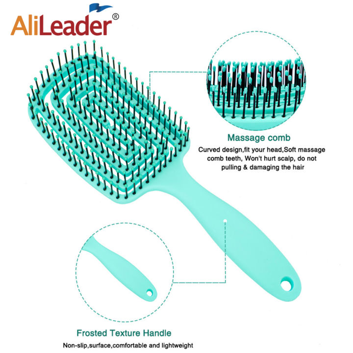 Detangle Tools New Detangling Brush 4 Pieces Hair Brush Set For Afro Curly Coily Long ...