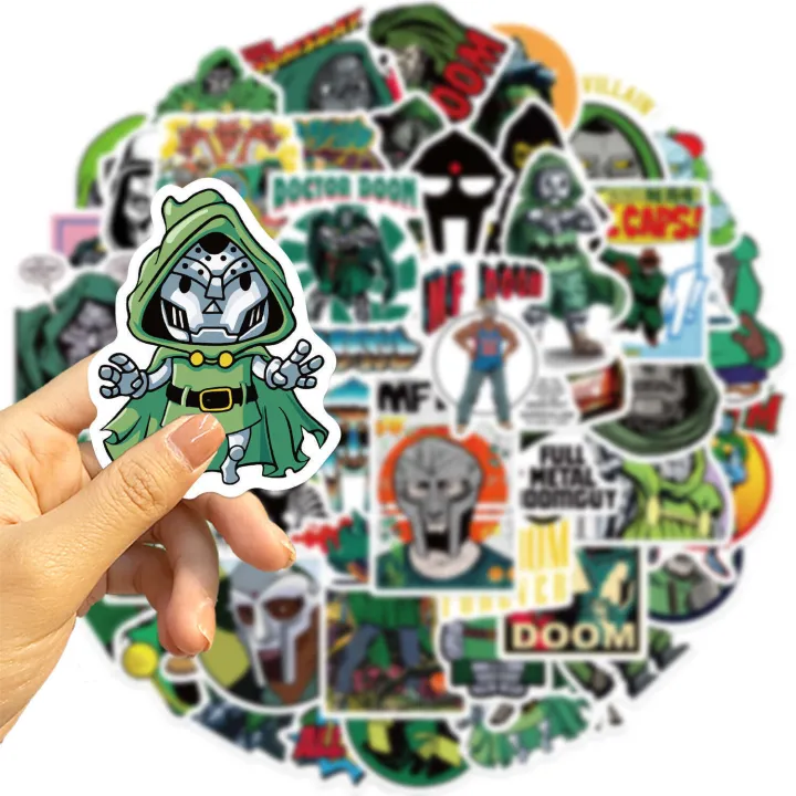 50%20Sheets%20of%20Rapper%20Mf%20Doom%20Graffiti%20Stickers%20for%20Notebooks%20and%20Suitcases%20DIY%20Waterproof%20Decals%20-%20Image%203