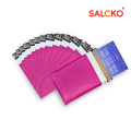 50 pieces, 6.5"x8" Inch Pink Courier Shipping Packaging Poly Parcel Bags With POD - 55 Micron Material, Biodegradable. 