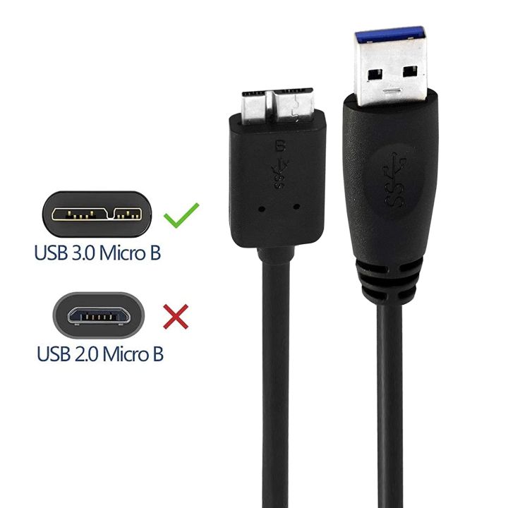 USB 3.0 To SSD/HDD Cable A to Micro B SuperSpeed Cable For External Hard Drives