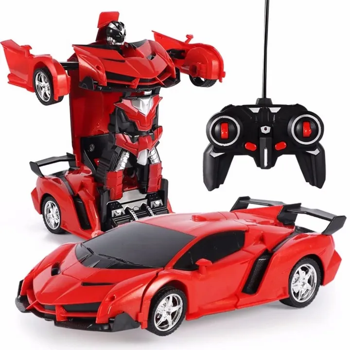 in Remote Control Car Deformation Robot Driving Sports Vehicle - Main Image