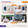 Livpure Livfree 85 Litres Desert Air Cooler with Inverter Compatible (Thermal Overload Protection, White & Grey). 