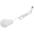 ARELENE DC5V 5W LED Bulb USB lamp Portable White light for Outdoor Laptop (White). 