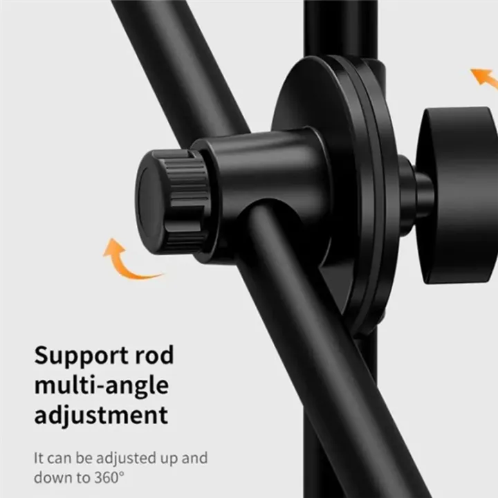 Overhead%20Tripod%20for%20Mobile%20Phone%20Smartphone%20Desktop%20Video%20Stand%20with%20Ring%20Light%20for%20Table%20Photography%20Easy%20Install%20Easy%20to%20Use%20-%20Image%204
