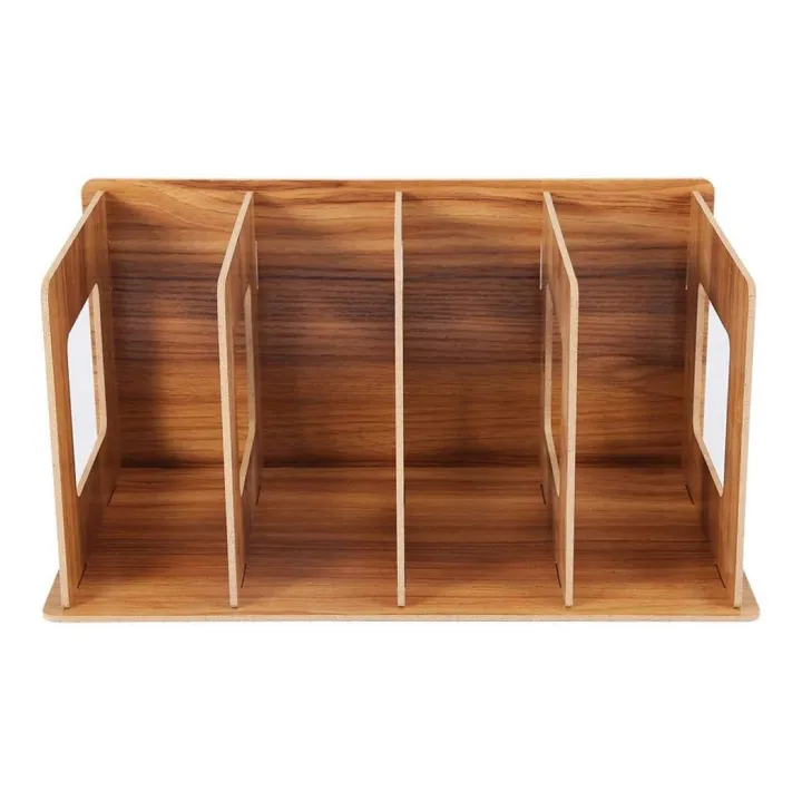 Detachable%20Wooden%204%20Sections%20Storage%20Rack%20Box%20Desktop%20Board%20DIY%20Organizer%20Detachable%20Book%20Shelf%20Rack%20CD%20DVD%20Stand%20Brown%20-%20Image%203