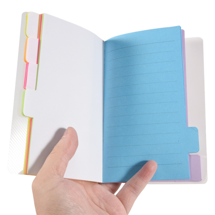 NAMUNY%20Sticky%20Notes%20Divider%20Sticky%20Notes%20Tabs%20,Tabbed%20Self-Stick%20Lined%20Bright%20Colors%20Notepad,%204X6Inch,2%20Pcs%20120%20Index%20Notes%20-%20Image%205