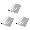 3pcs 100Ft Clear Cellophane Wrap Roll 34In X 100Ft Extra Wide Clear Wrapping Paper,Transparent Thicker Clear. 