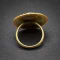 Pure Gold Ring White Stone With Panchadhatu Handle For Women. 