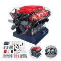 DIY V8 Engine Model Assembly Kit Eight Cylinder Engine Model Building High-Tech Educational Experiment Toy Gift. 