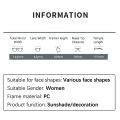 Men Women Trendy All-match Gradient Color Goggles Glasses UV380 Square Sunglasses Classic Fashion Sun Glasses For Unisex Eyewear. 