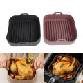 AirFryer Silicone Pot Multifunctional Air Fryers Oven Accessories Bread Fried Ch. 