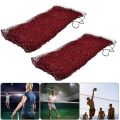 Durable Standard Badminton Net Easy Setup Replacement Tennis Net Foldable Volleyball Net for Sports Practice Entertainment Competition. 