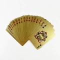 Premium Cards | Luxury 24K Gold Plated Playing Cards | Waterproof Poker Game Set | Magic Wand Foil Deck for Casino, Poker Night, Magic Tricks & Fun Card Games | Durable Plastic with Metallic Shine. 