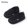 Wenefang Fashion Leather Infant Crib Shoes for Baby Boys Loafers Newborn Fashion Footwear Toddler Soft Sole Anti-slip Moccasins 1 Year Old Items. 