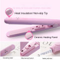 New style Hair Stick Short Hair Portable New Mini Hair Straightener Flat Iron Ceramic Curl Dual-purpose Curler Hair Styling Care Brigade. 