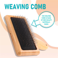 Macrame Brush Tapestry Weaving Comb Tool DIY Braided Open Knot. 