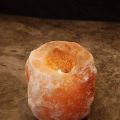 Natural Salt Crystal Stone Candle Holder Stand Crystals Candle Cave Wedding Valentine'S Day Gift Easy to Use. 