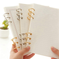 OUMERY 100Pcs 3 Ring Gold Book Rings Leaf Binders Office Book Rings Snap Split Hinged with 20 mm Inner Diameter Gold Book Rings. 