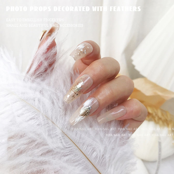 Nail%20Enhancement%20Photography%20Prop%20Decoration%20Feather%20Decoration%20Pearl%20Inlay%20Handheld%20Shooting%20Decoration%20Background%20Net%20Red%20Fengshi%20-%20Image%202