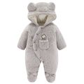 Baby Winter Soft & Warm Fur Jumpsuit Romper. 