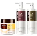 Karseell Hair Repair Set with Shampoo, Conditioner, and Maca Collagen Mask for Dry Damaged Hair (50.7 fl oz). 