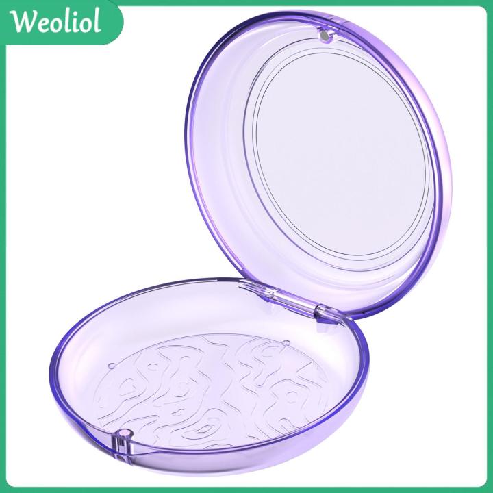 2025 NEW Weoliol- Braces Storage Case Clear Braces Storage Box with Magnetic Clasp Retainer Case Removal Tool for Mouth Guard Dustproof Moisture-proof Container Orthodontic Retainer Holder