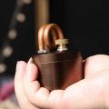 (GGBR) Mini Alcohol Stove Outdoor Portable Solid Shell Powerful Safe Spirit Burner Camping Windproof Card Stove Silver. 