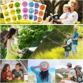 36 Pack Cute Emoji Mosquito Patches Mosquito Repellent Patches for Kids, Natural Citronella Stickers for Kids & Adult. 