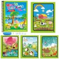 New Children Magic Book Reusable DIY Water Drawing Books Animal Coloring Books Education and Learning. 
