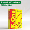 K One A4 Size paper | Photocopy paper a4 | Printing Paper | a4 size paper bundle 500 sheets | KOne a4 paper (70 GSM). 
