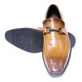 Shikhar Shoes Copper Brown Slip On Formal Leather Shoes For Men - 808. 