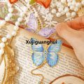 Xujiguanghui 【Best value for money】1 Pc Cute Butterfly Metal Bookmark Colorful Bronzing Bookmark With Chain Gifts For Book Lovers Readers Writers Friends Adults. 