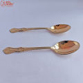 Axia Krafts Brass Spoon Set 6.3" (Set of 2) Cutlery  Fine Dining  Royal Dining  Axia Krafts. 